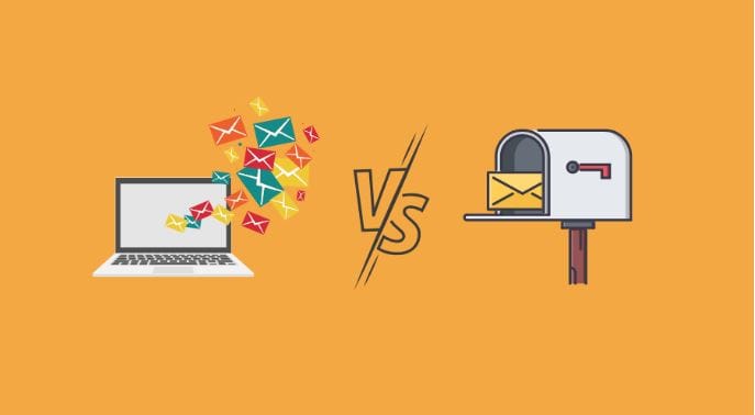 email vs direct mail